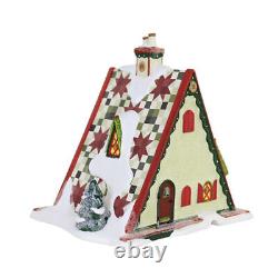Department 56 North Pole Village Christmas Quilts Building 6 Inch 6009771