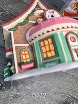 Department 56 North Pole Village Clarice's Bakery Lit Building