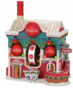 Department 56 North Pole Village Coca Cola Bottle Caps Building Figurine 4056665