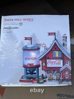 Department 56 North Pole Village Coca-Cola Bubbler Building 6003110