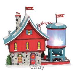 Department 56 North Pole Village Coca-Cola Bubbler Building 6003110