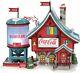 Department 56 North Pole Village Coca-cola Bubbler Building Figurine 6003110 New