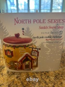 Department 56 North Pole Village Cookie Exchange Building 4020208 New RARE