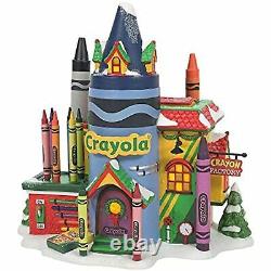 Department 56 North Pole Village Crayola Crayon Factory Building 6007613