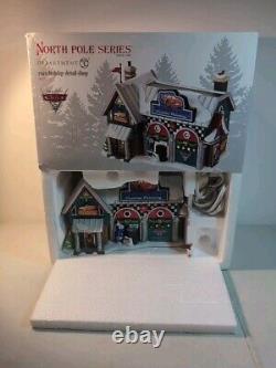 Department 56 North Pole Village Disney Cars Holiday Detail Shop Lit #4025277