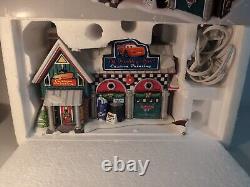 Department 56 North Pole Village Disney Cars Holiday Detail Shop Lit #4025277