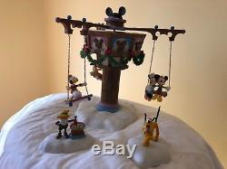 Department 56 North Pole Village Disney Showcase Fab Five Swing