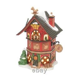 Department 56 North Pole Village Finest Wooden Toys Lit 6.73 Inch, Multicolor