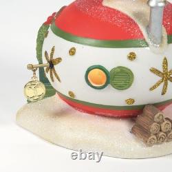 Department 56 North Pole Village Finnys Ornament House Lit Building 9.5 Inch