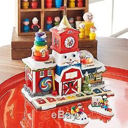 Department 56 North Pole Village Fisher-Price Fun Factory Lit House 8.27-Inch