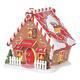 Department 56 North Pole Village Ginger's Cottage Lit Building, 5.12 Inch, Mu