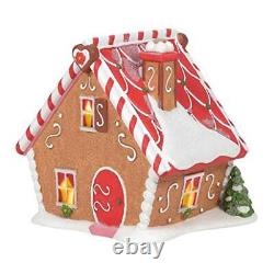 Department 56 North Pole Village Ginger's Cottage Lit Building 5.12 Inch Mult