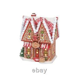 Department 56 North Pole Village Gingerbread Bakery Lit Building, 6 Inch, Mul