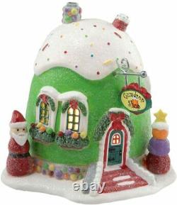 Department 56 North Pole Village Gumdrop Shop Lit Building 4020950 New Retired