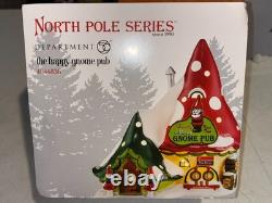 Department 56 North Pole Village Happy Gnome Pub 4044836 New RARE