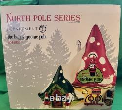 Department 56 North Pole Village Happy Gnome Pub 4044836 New RARE