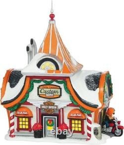 Department 56 North Pole Village Harley Davidson 4042401 New READ DESCRIPTION