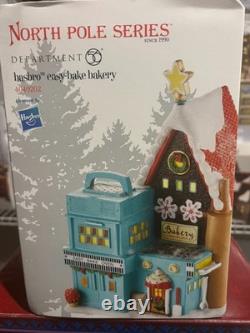 Department 56 North Pole Village Hasbro Easy Bake Bakery 4049202 New RARE
