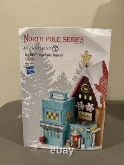 Department 56 North Pole Village Hasbro Easy Bake Factory Lit Building 4049202