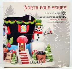 Department 56 North Pole Village Instant Snowman Kit Factory 808921