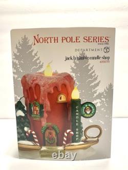Department 56 North Pole Village Jack B. Nimble Candle Shop 4030719