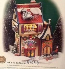 Department 56 North Pole Village Jack In The Box Plant NO. 2 #56705 NIB Plastic