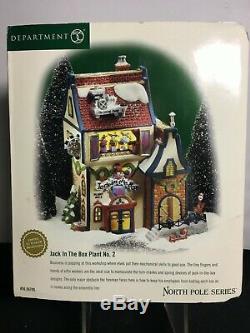 Department 56 North Pole Village Jack In The Box Plant NO. 2 #56705 Retired