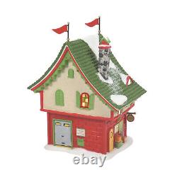 Department 56 North Pole Village Jacques Jack in the Box Lit Building, 6.5 Inch