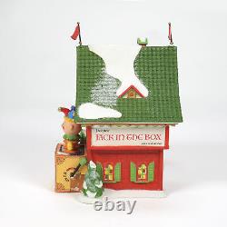 Department 56 North Pole Village Jacques Jack in the Box Lit Building, 6.5 Inch