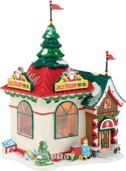Department 56 North Pole Village Jolly Fellow Toy Lit House 4035571 NEW P