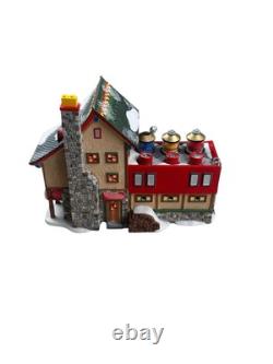 Department 56 North Pole Village LEGO Building Creation Station NWOB