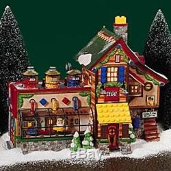 Department 56 North Pole Village Lego Building Creation Station