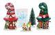 Department 56 North Pole Village Merry Lane Cottages Figurine Set 4056664 New