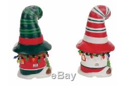 Department 56 North Pole Village Merry Lane Cottages Figurine Set 4056664 New