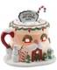 Department 56 North Pole Village Mickey Mouse Ears Factory Building G1532