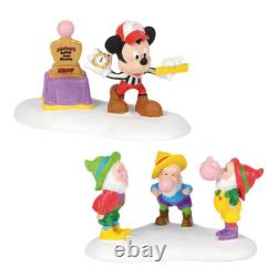 Department 56 North Pole Village Mickey's Big Bubble Contest #6000621
