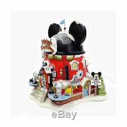 Department 56 North Pole Village Mickey's Ear Factory Miniature Lit Building