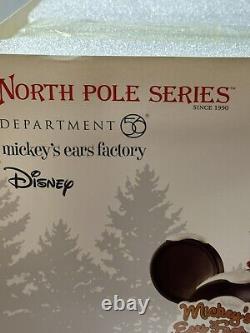 Department 56 North Pole Village Mickey's Ear Factory Miniature Multicolor NIB