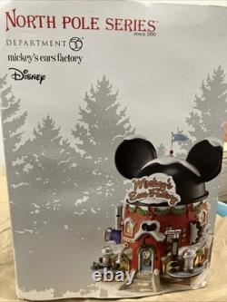 Department 56 North Pole Village Mickey's Ears Factory 4020206 With Orig. Box