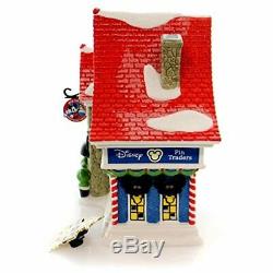 Department 56 North Pole Village Mickey's Pin Traders Lighted House, 8.18