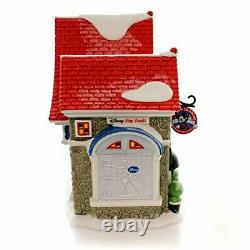 Department 56 North Pole Village Mickey's Pin Traders Lighted House 8.18