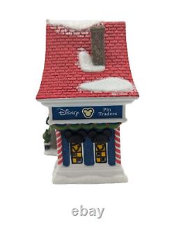 Department 56 North Pole Village Mickey's Pin Traders Lighted House, 8.18