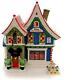 Department 56 North Pole Village Mickey's Pin Traders Lighted House, 8.18, New