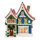 Department 56 North Pole Village Mickey's Pin Traders With Pin House 8.18in