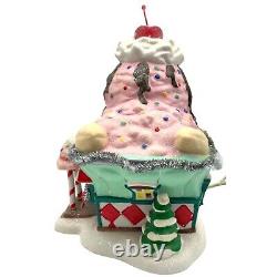 Department 56 North Pole Village Nana Split's Ice Cream Parlor Santas Sweet Shop