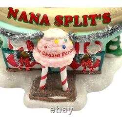 Department 56 North Pole Village Nana Split's Ice Cream Parlor Santas Sweet Shop