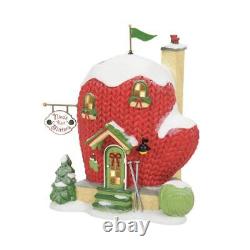 Department 56 North Pole Village Nina's Knit Mittens Lit Building, 6.34 Inch