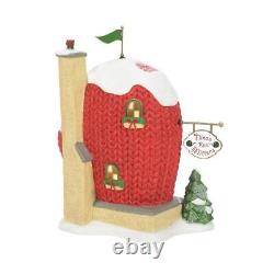 Department 56 North Pole Village Nina's Knit Mittens Lit Building, 6.34 Inch