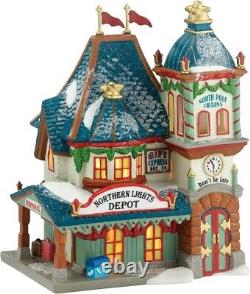 Department 56 North Pole Village Northern Lights Depot 4030713 NEW RETIRED NIB