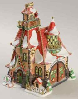 Department 56 North Pole Village Northern Lights Fire Station Boxed 6187073